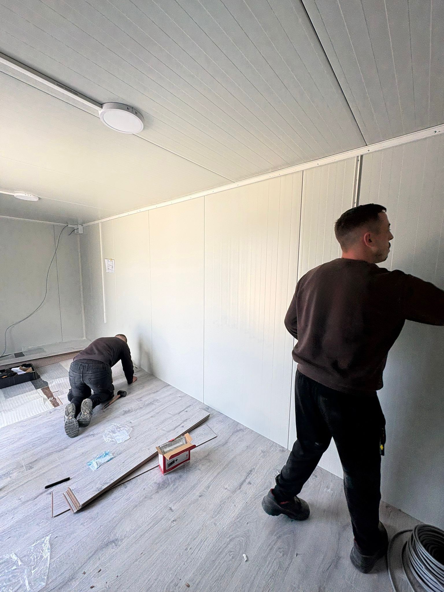 Priebeh výroby skladového kontajnera